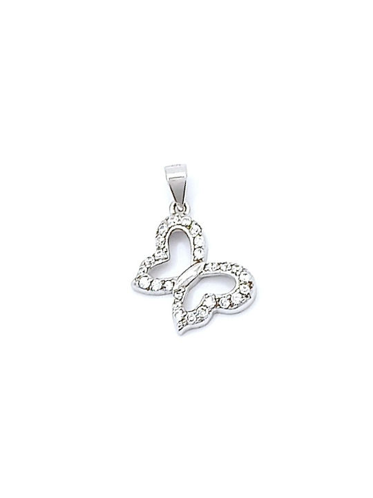 PS Silver Charm from Silver with Zircon