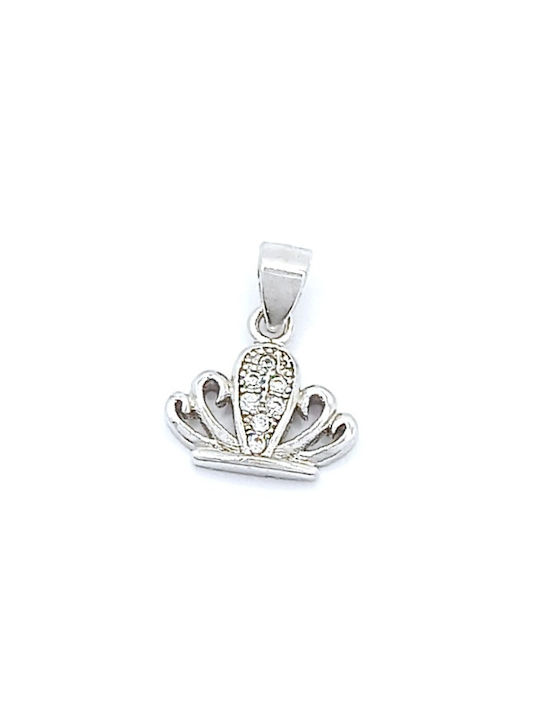 PS Silver Charm from Silver with Zircon