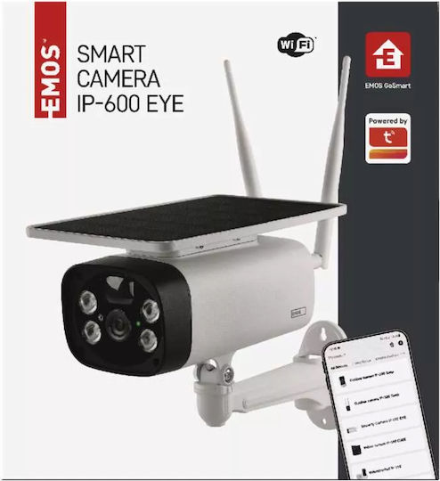 Emos H4056 IP Überwachungskamera Wi-Fi Full HD 1080p Wasserdicht Batteriebetrieben