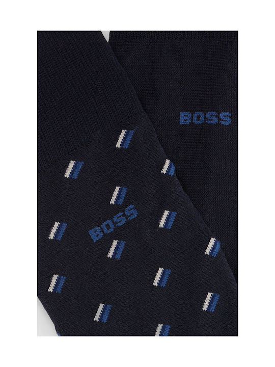 Hugo Boss Ανδρικές Κάλτσες Μπλε 2Pack