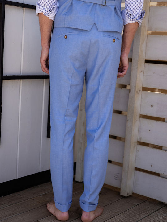 Vittorio Artist Men's Trousers Light Blue