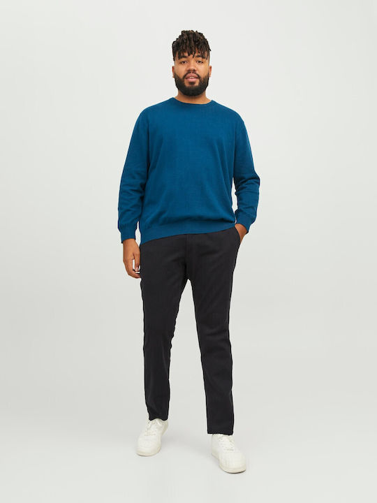 Trousers Chino Elastic in Slim Fit Black