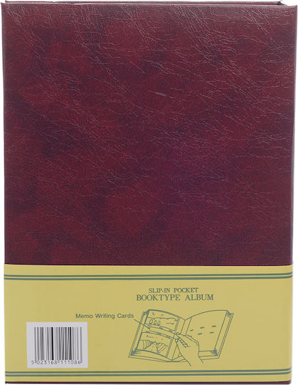 Wedding Album for 300 Photos Dimensions 10x15cm Burgundy 10x15cm
