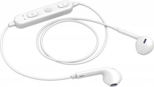 Moye Hermes Earbud Bluetooth Handsfree Earphones with Sweat Resistance White