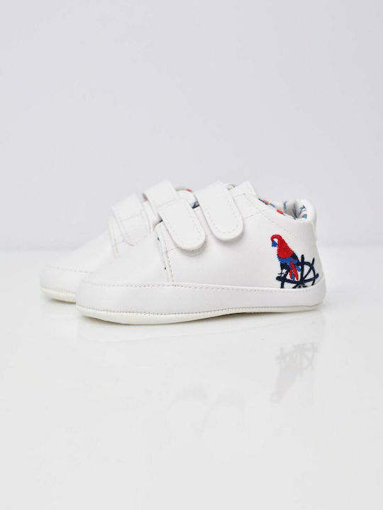 Potre Βρεφικά Sneakers Αγκαλιάς Λευκά