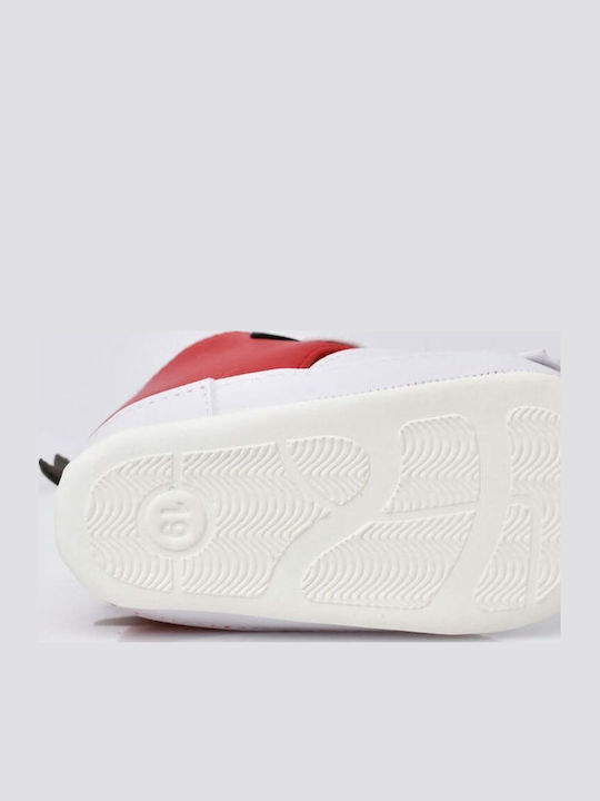Potre Βρεφικά Sneakers Αγκαλιάς Κόκκινα