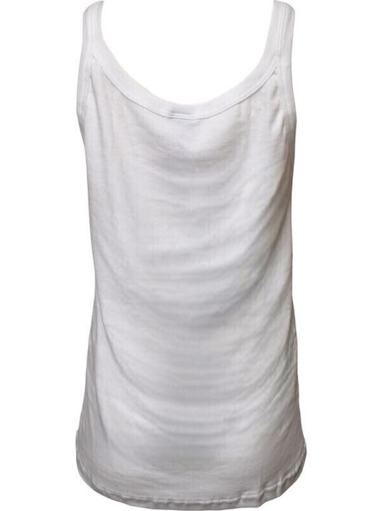 Men's Sleeveless Undershirt White