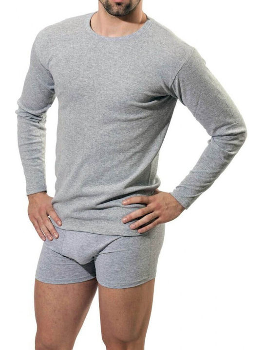 Tricou de corp pentru bărbați Mânecă Lungă În Culoare Neagră