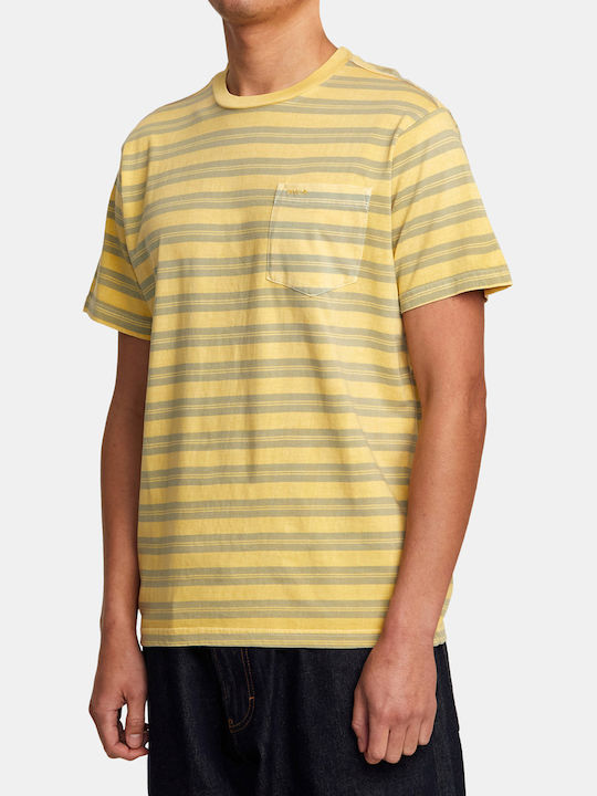 RVCA PTC Men's Short Sleeve T-shirt Yellow