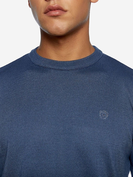 Brokers Jeans Men's Long Sleeve Sweater Blue