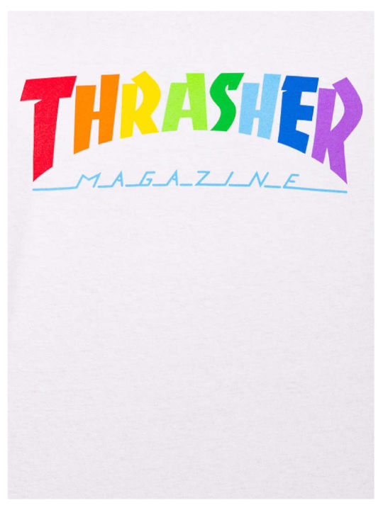 Rainbow Mag Tricou Alb