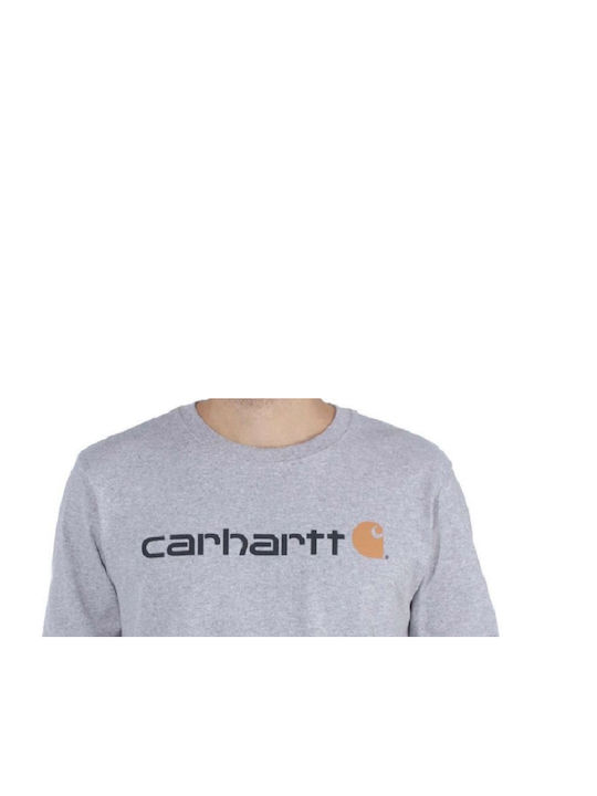 Carhartt Ανδρικό T-shirt Κοντομάνικο Γκρι