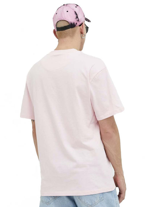 Karl Kani SMALL SIGNATURE ESSENTIAL Men's Short Sleeve T-shirt Pink