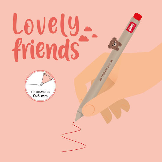 Legami Milano Lovely Friends Gel Pen Bear