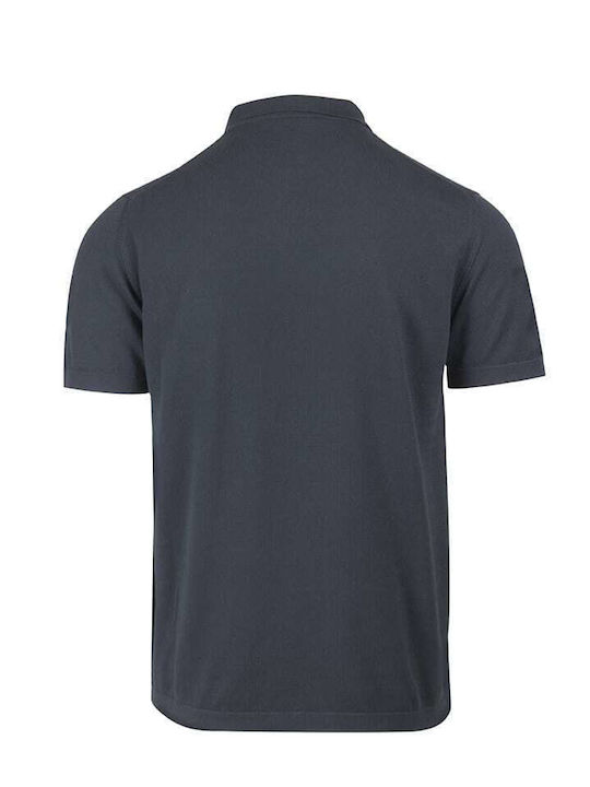 Crossley Ανδρικό T-shirt Κοντομάνικο Polo Navy Μπλε