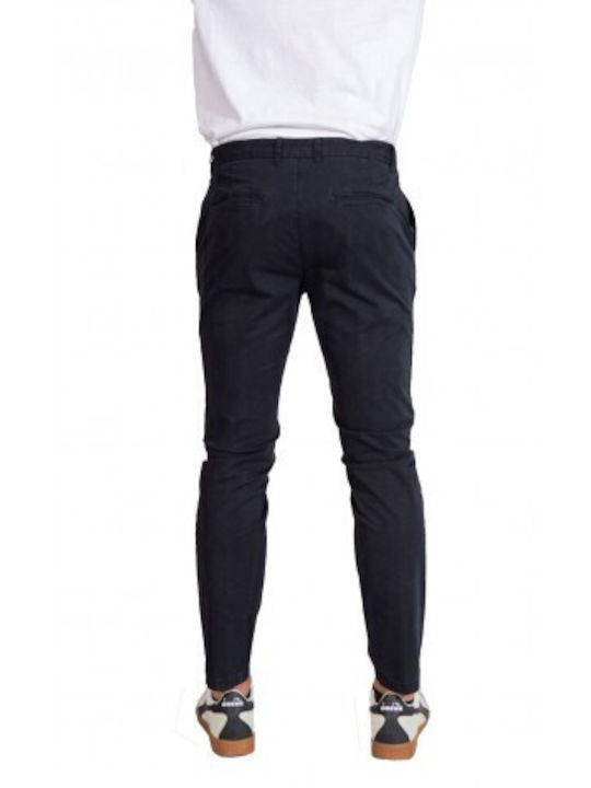 Gianni Lupo Men's Trousers Chino Navy Blue