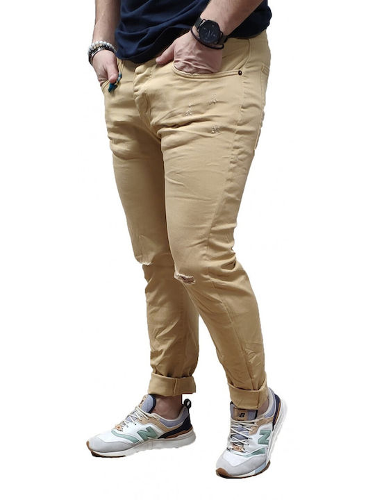 Stefan Fashion Herrenhose Beige