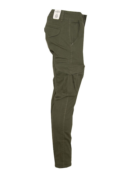 Van Hipster Men's Trousers Cargo Khaki