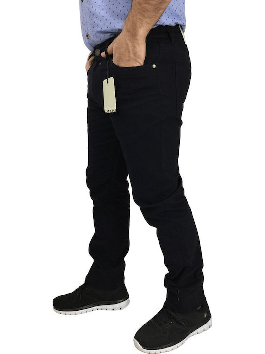 Trousers Elastic Navy Blue