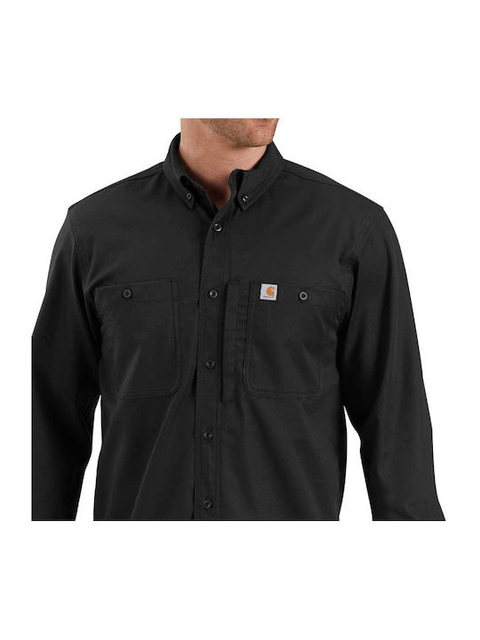 Carhartt RUGGED PROFESSIONAL Cămașă Bărbătească Cu mânecă lungă Negru