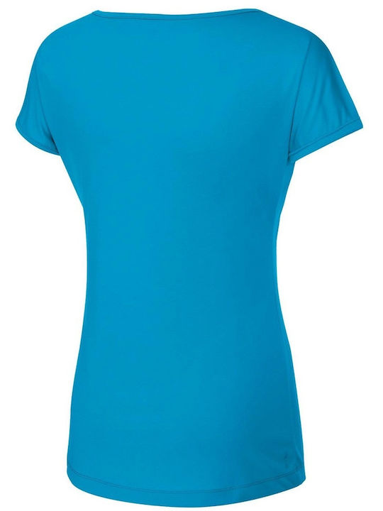 Salewa Γυναικείο Αθλητικό T-shirt Fast Drying Γαλάζιο