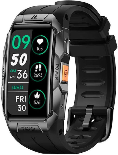 Kospet Tank X1 Smartwatch with Heart Rate Monitor (Black)