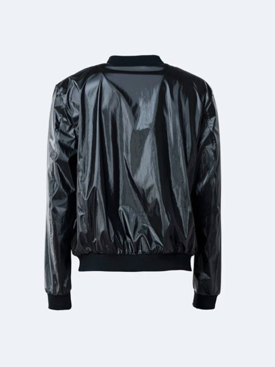 Rains Κοντό Γυναικείο Bomber Jacket Μαύρο