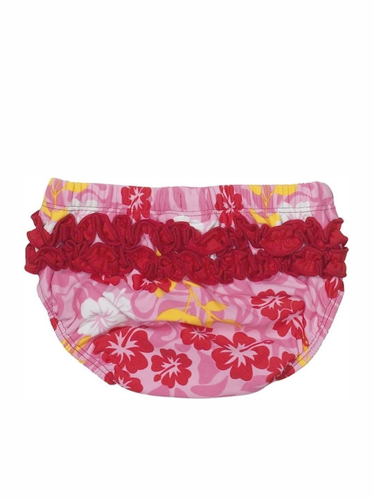Playshoes Kinder Badeanzug Schwimmwindel Rosa