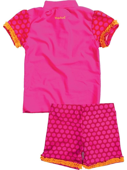 Playshoes Kinder Badeanzug Bademoden-Set Sonnenschutz (UV) Fuchsie