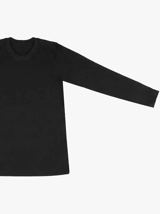 A.A UNDERWEAR Kids' Undershirt Long-sleeved Black