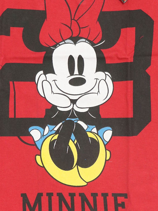 Minnie Kinderkleid Kurzärmelig Rot