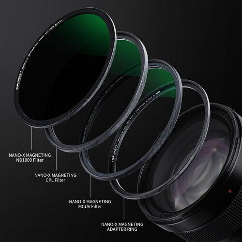 K&F Concept Σετ Φίλτρων UV Διαμέτρου 49mm για Φωτογραφικούς Φακούς