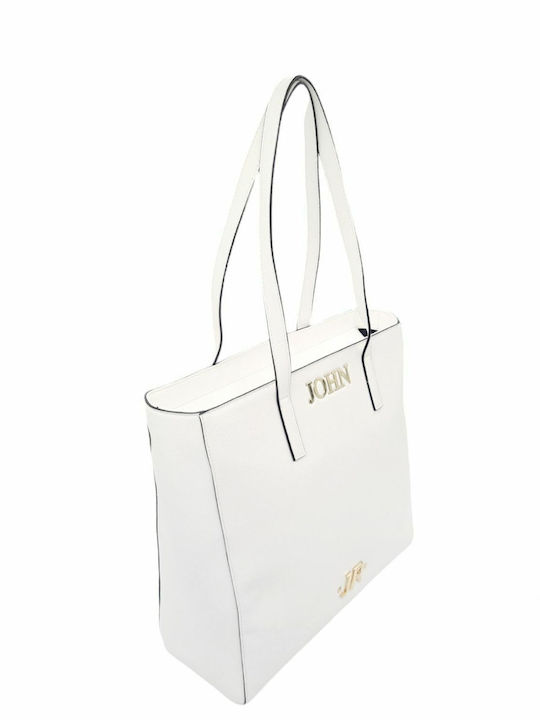 John Richmond Women's Bag Shopper Shoulder White