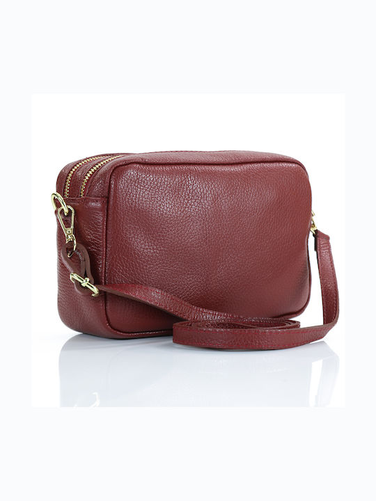 Passaggio Leather Leather Women's Bag Shoulder Burgundy