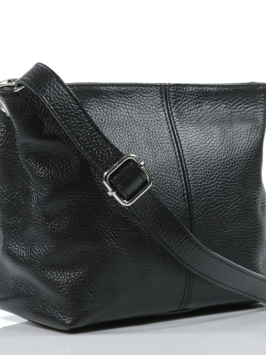 Passaggio Leather Leather Women's Bag Shoulder Black