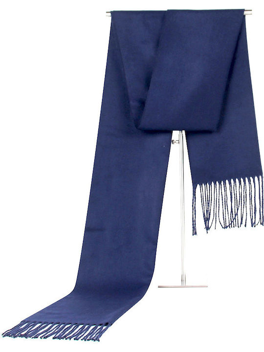 Men's Cashmere Scarf Blue