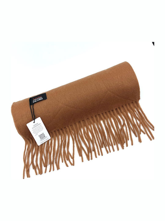 Men's Wool Scarf Burgundy