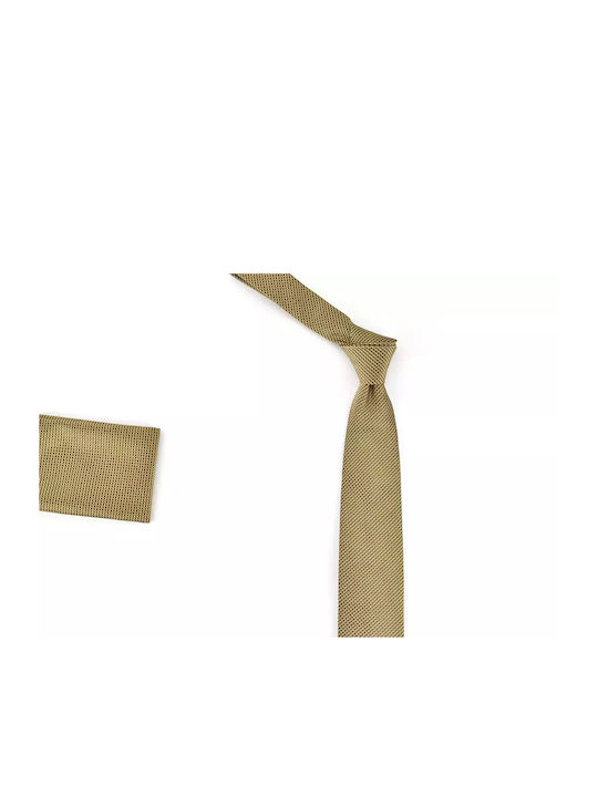 Messaggero Silk Men's Tie Set Monochrome Beige