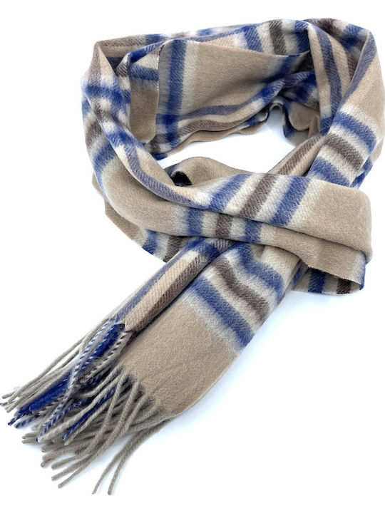 Men's Wool Scarf Brown