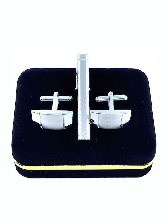 Legend Accessories Мансети от Silver в Сребрист Цвят