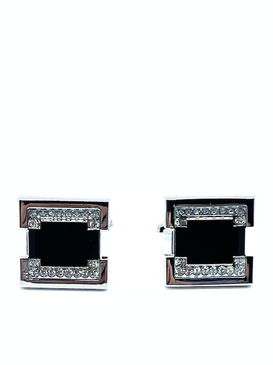 Legend Accessories Cufflinks of Silver Black