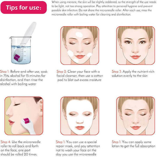 Σετ Derma Roller 0.5mm 5τμχ