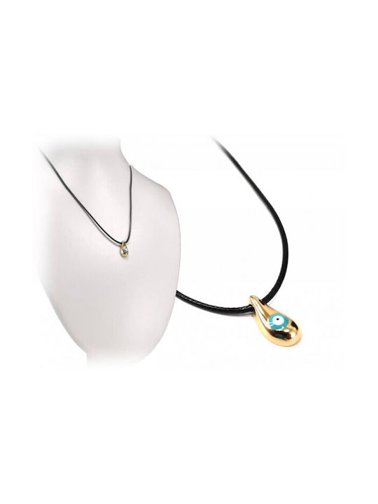 Karma Gifts Necklace Eye from Gold Plated Steel