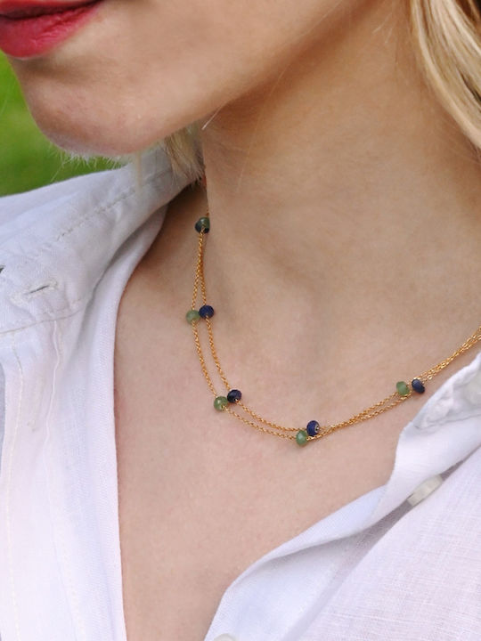 Roloi Kaliamanis Necklace From 14K Gold Roloi Kaliamanis Necklace From 14K Gold
