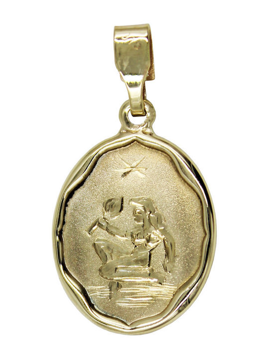 Roloi Kaliamanis Zodiac Sign from Gold 9 K