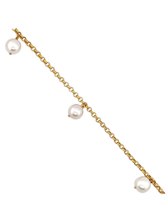 Xryseio Bracelet made of Gold 14K with Pearls