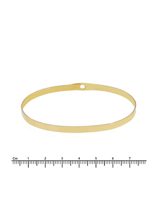 Mentzos Bracelet Handcuffs made of Gold 9K