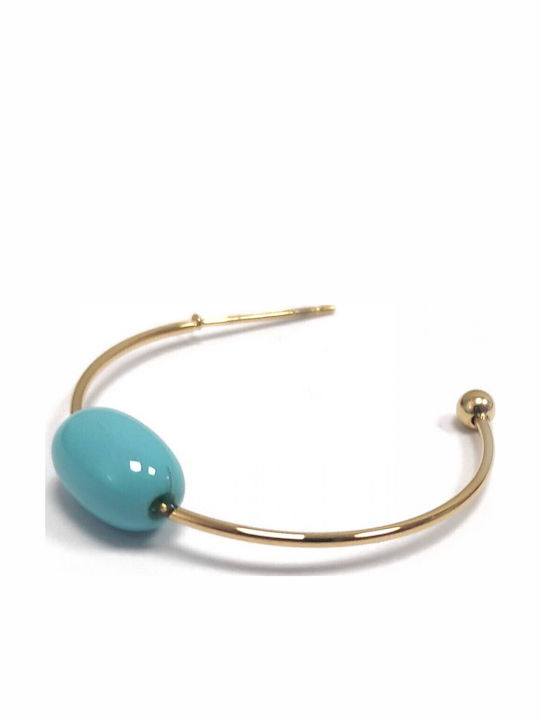 Karma Gifts Gold Plated Steel Hoops Earrings Karma Gifts Gold Plated Steel Hoops Earrings