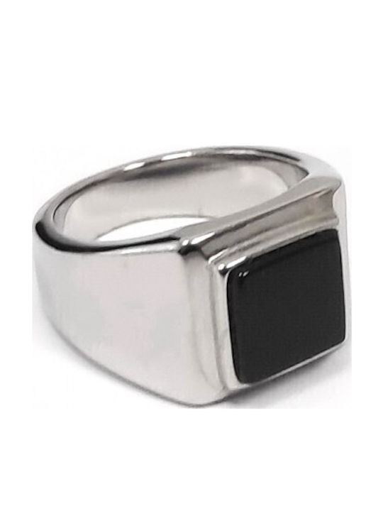 Karma Gifts Men's Steel Gold Plated Ring