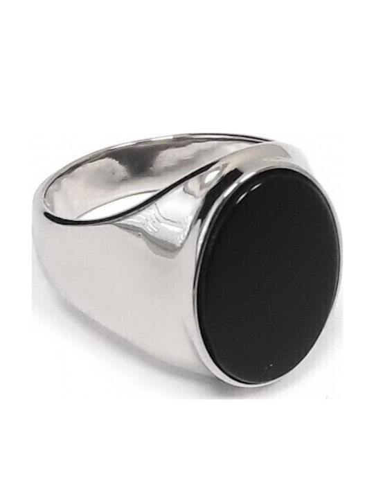 Karma Gifts Men's Steel Gold Plated Ring
